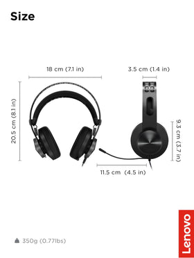 Lenovo Legion H500 Pro 7.1 compatibility icons for broad platform support and profiles.