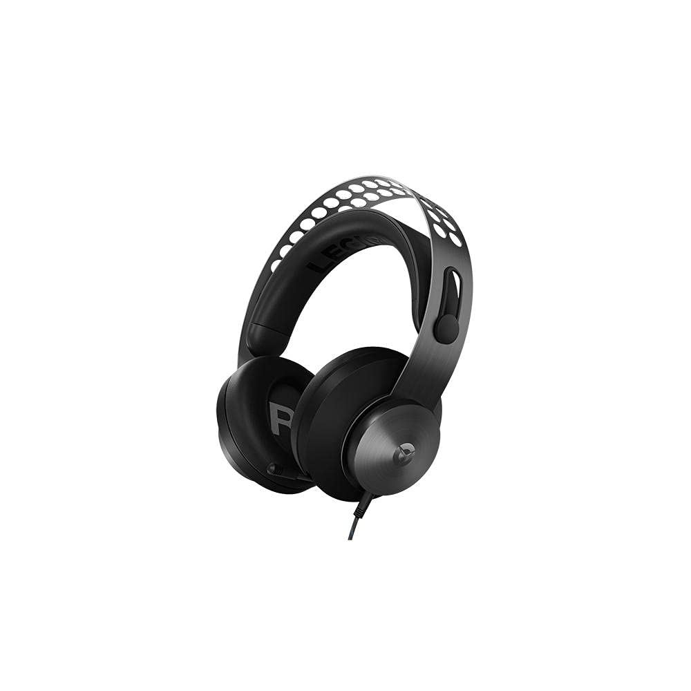 Lenovo Legion H500 Pro 7.1 stainless steel headband showcasing durability and rigid support.