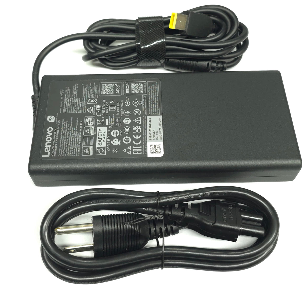 Lenovo Legion Pro 5 with RTX 5070Ti powered through compatible adapter