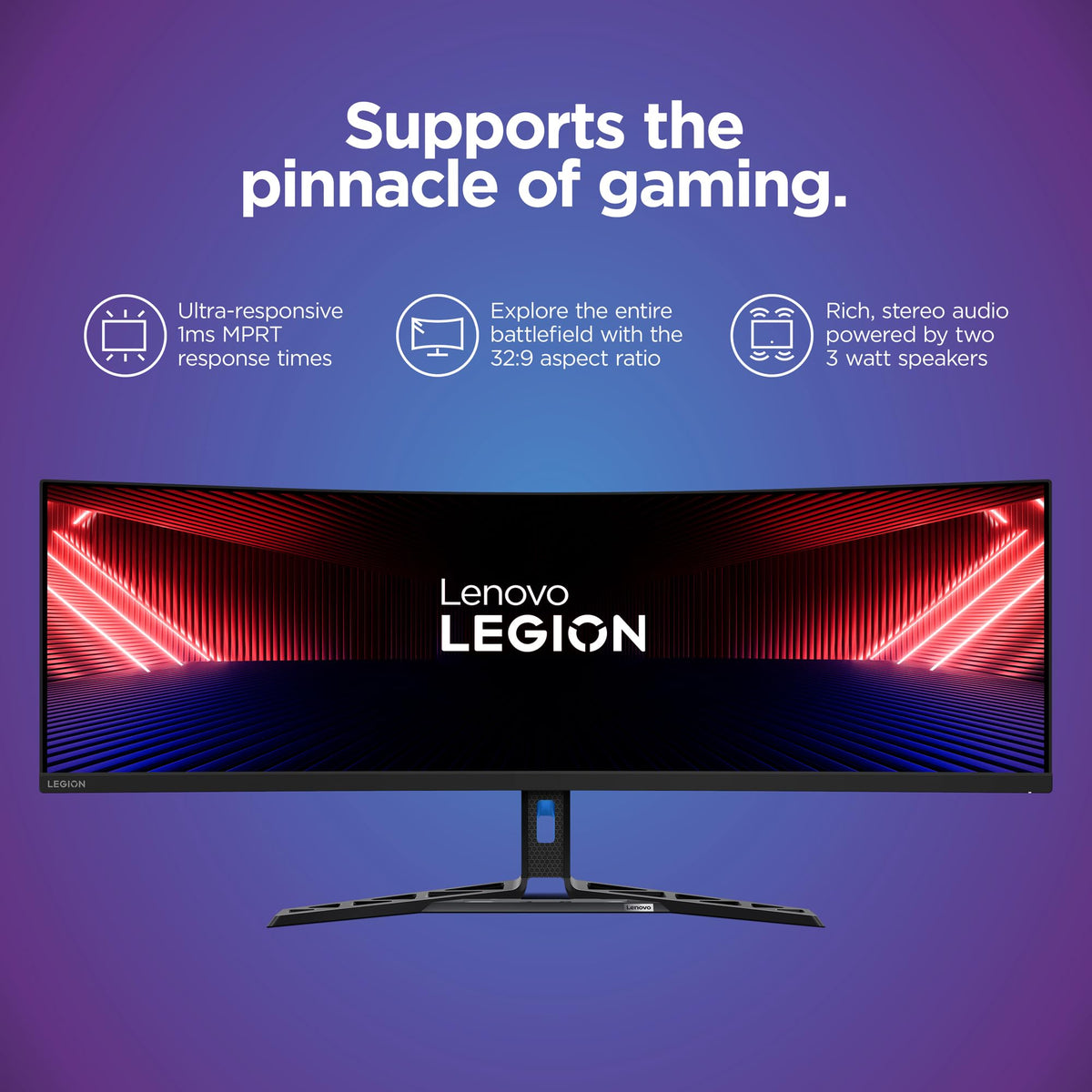 Lenovo Legion R45w-30 170Hz refresh enables smooth gameplay and sharp motion.