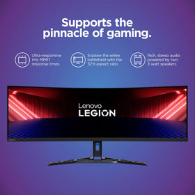 Lenovo Legion R45w-30 170Hz refresh enables smooth gameplay and sharp motion.