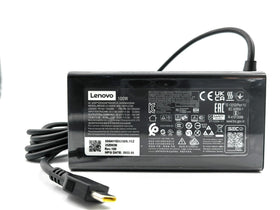 Lenovo original 100W USB-C AC adapter front view for fast, reliable charging.