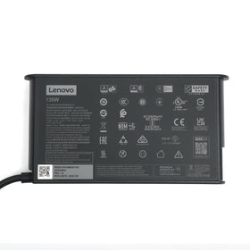 Lenovo original 135W USB-C adapter compact design suitable for travel and desk setups.
