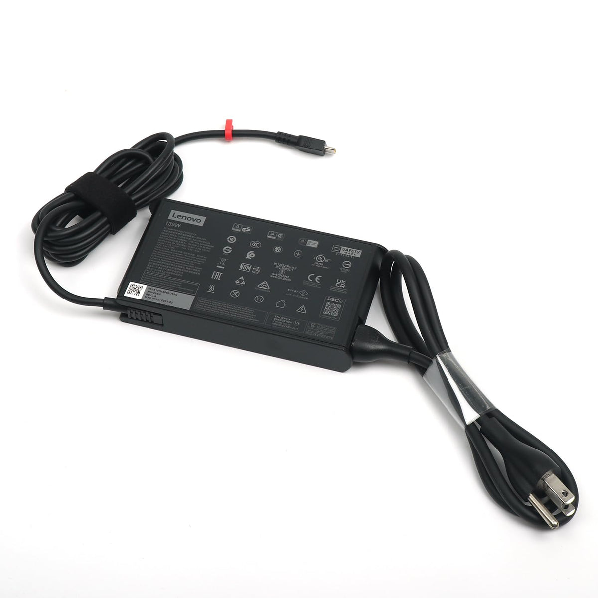 Lenovo original 135W USB-C adapter charging connector for T16 G1 ensures stable laptop power.