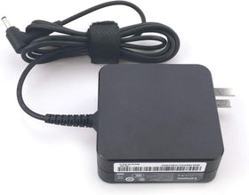 Lenovo replacement 65W adapter packaging highlights model compatibility.