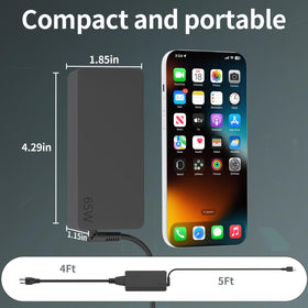 Lenovo ThinkPad 65W USB-C charger USB-C connector ready for PD fast charging