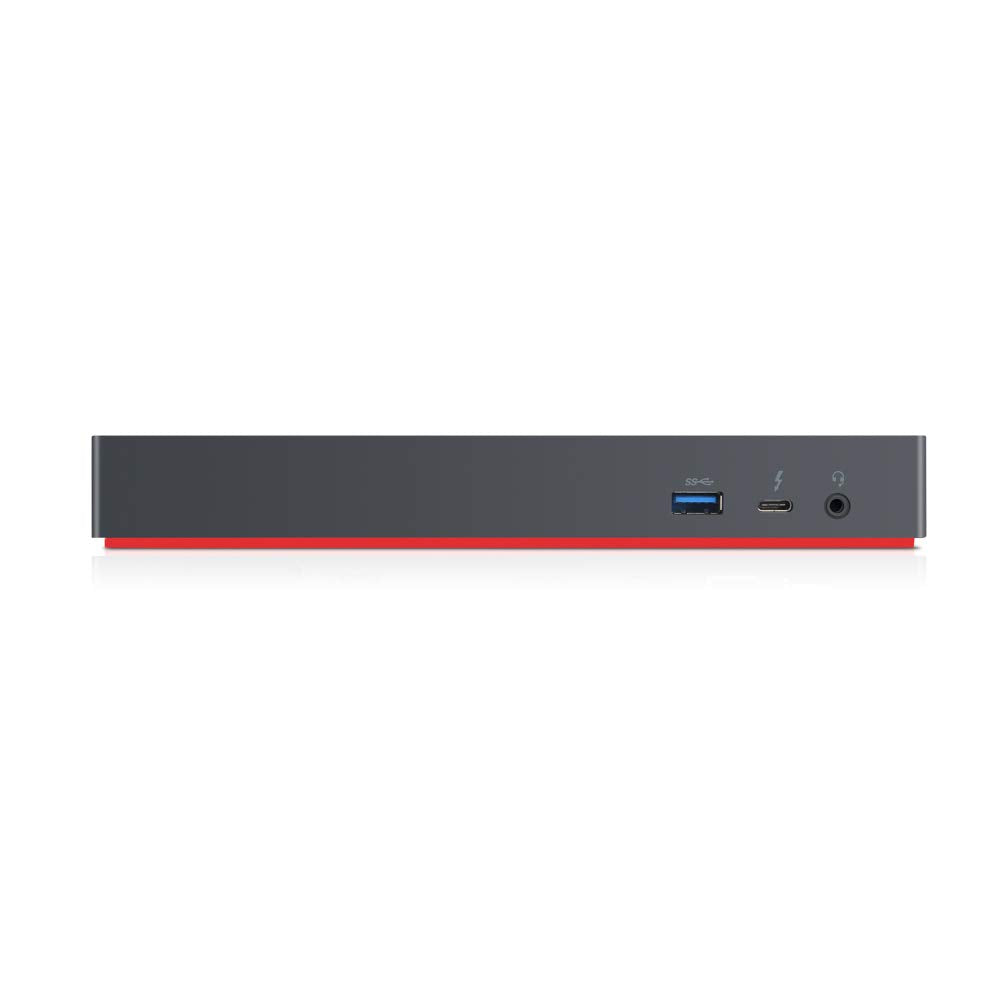 Lenovo ThinkPad Dock Gen 2 Ethernet and audio for reliable wired connectivity.