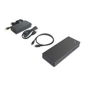 Lenovo ThinkPad Dock Gen 2 in-box accessories ensure quick setup.
