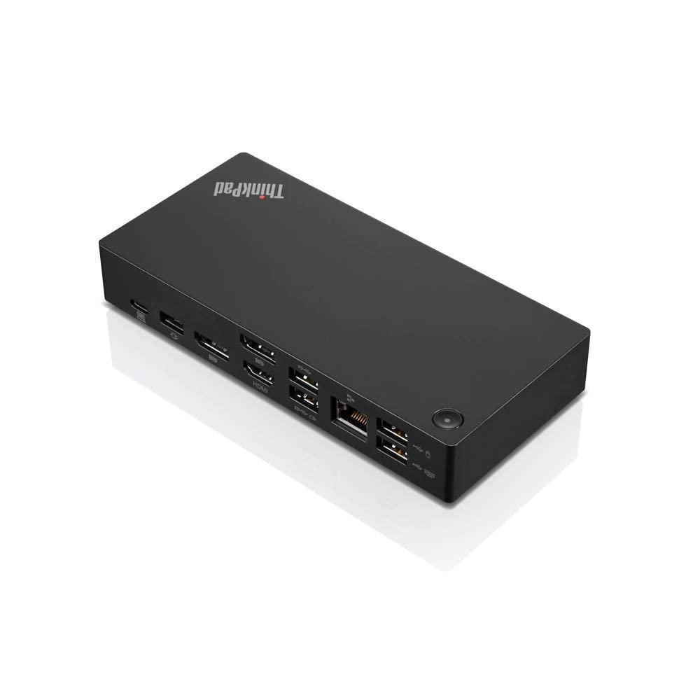 Lenovo ThinkPad Dock Gen 2 supports three monitors for expanded workspace.
