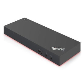 Lenovo ThinkPad Dock Gen 2 Thunderbolt port delivers fast data transfer.