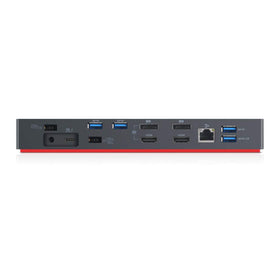 Lenovo ThinkPad Dock Gen 2 USB 3.1 Gen 2 ports support peripherals.