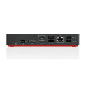 Lenovo ThinkPad Dock Gen 2 video ports enable multi-display productivity.