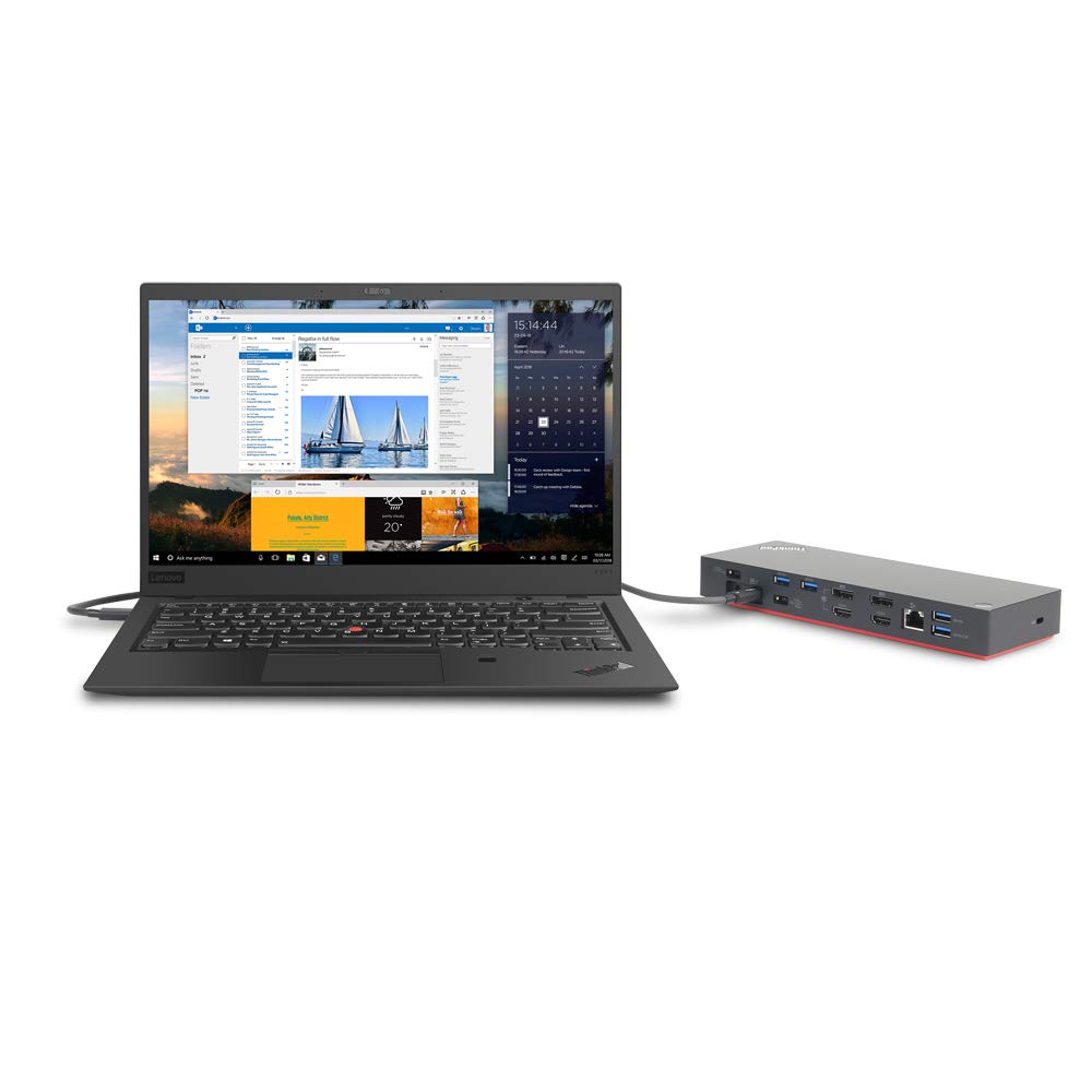 Lenovo ThinkPad Dock Gen 2 creates a tidy workspace with easy docking.