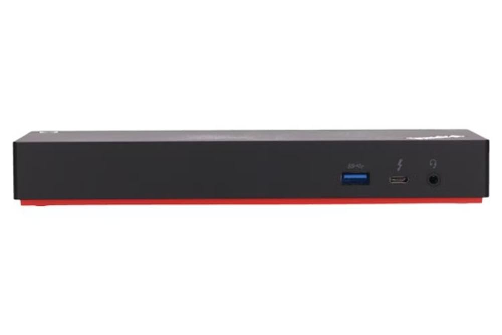 Lenovo ThinkPad Dock Gen 2 ports side with USB-C and USB 3.1 access