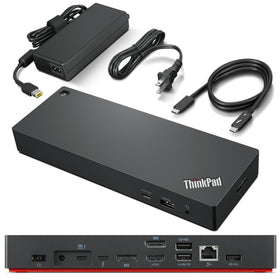 Lenovo ThinkPad Universal Dock with 8K output for ultra-crisp visuals.