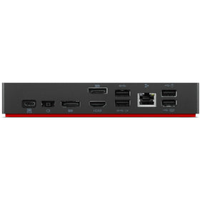 Lenovo ThinkPad Universal USB-C Dock organized desk setup promoting neat workstations.