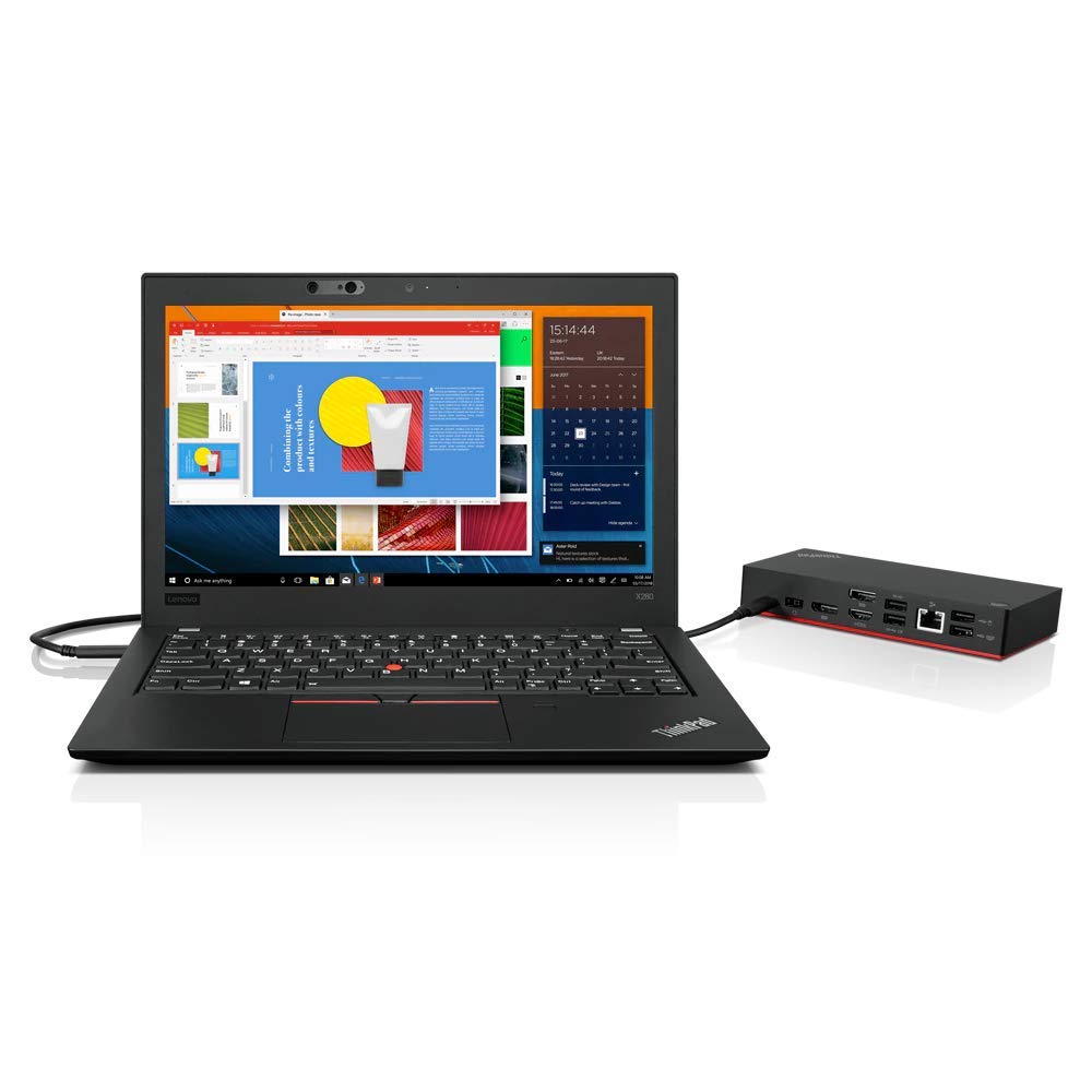Lenovo ThinkPad USB-C Dock Gen 2 ships with a 90W power adapter for notebook charging.