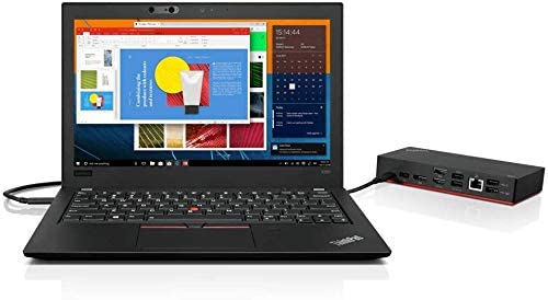 Lenovo ThinkPad USB-C Dock Gen 2 supports dual DisplayPort for multi-monitor setups.