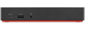 Lenovo ThinkPad USB-C Dock Gen 2 ports enable effortless peripheral setup and fast data transfer.
