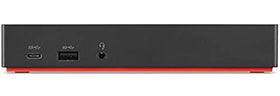 Lenovo ThinkPad USB-C Dock Gen 2 side ports enable versatile peripheral connections for a clutter-free workspace