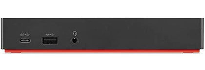 Lenovo ThinkPad USB-C Dock Gen 2 side ports enable versatile peripheral connections for a clutter-free workspace
