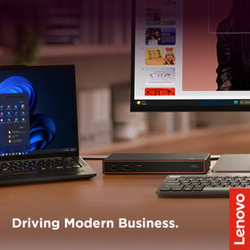 Lenovo ThinkPad USB4 Dock 5000 compact design fits modern workspaces