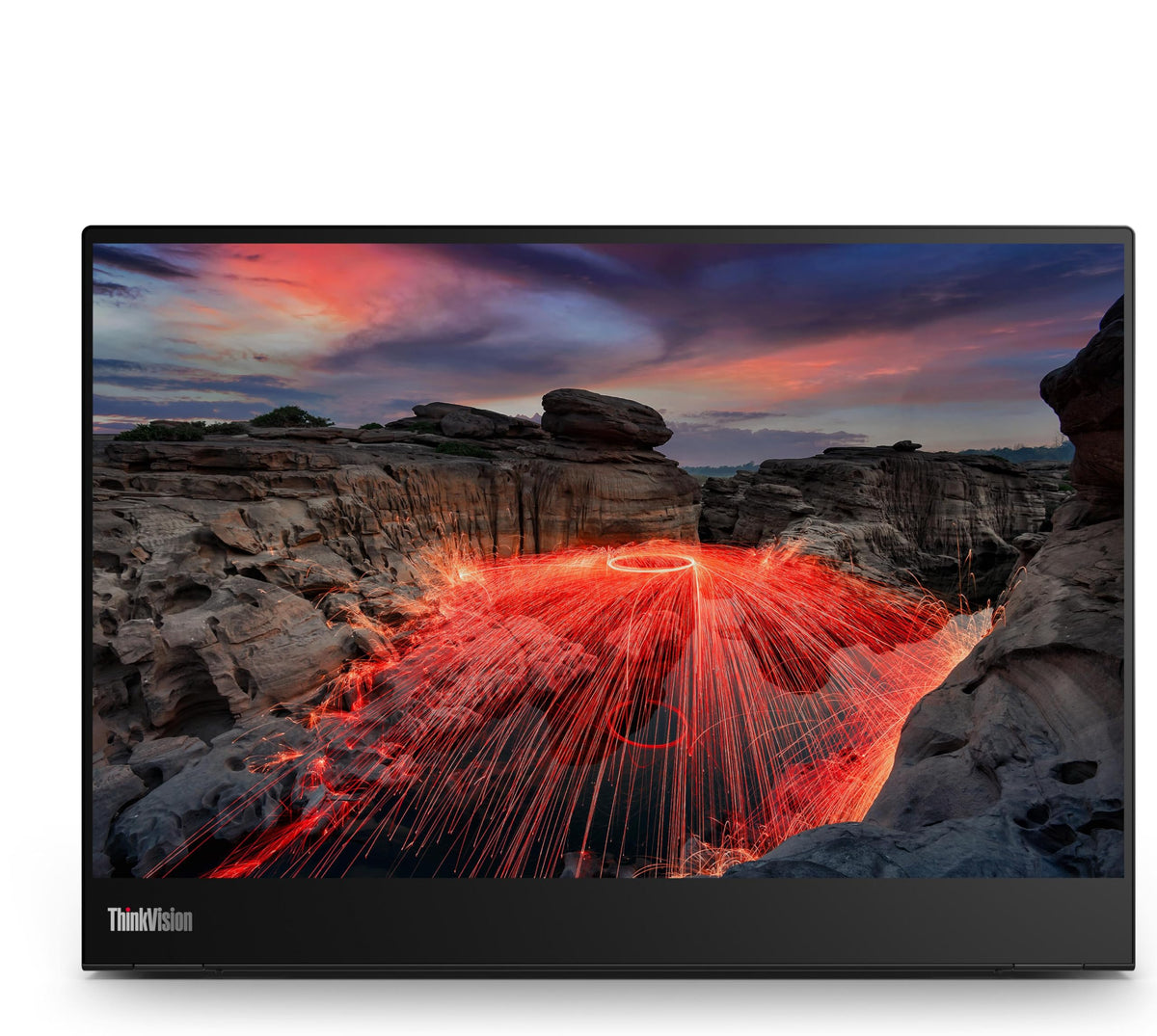 Lenovo ThinkVision M14t Gen2 USB-C connection for a clean laptop setup