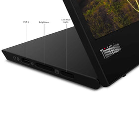 Lenovo ThinkVision M15 6 ms response reduces blur during action scenes.