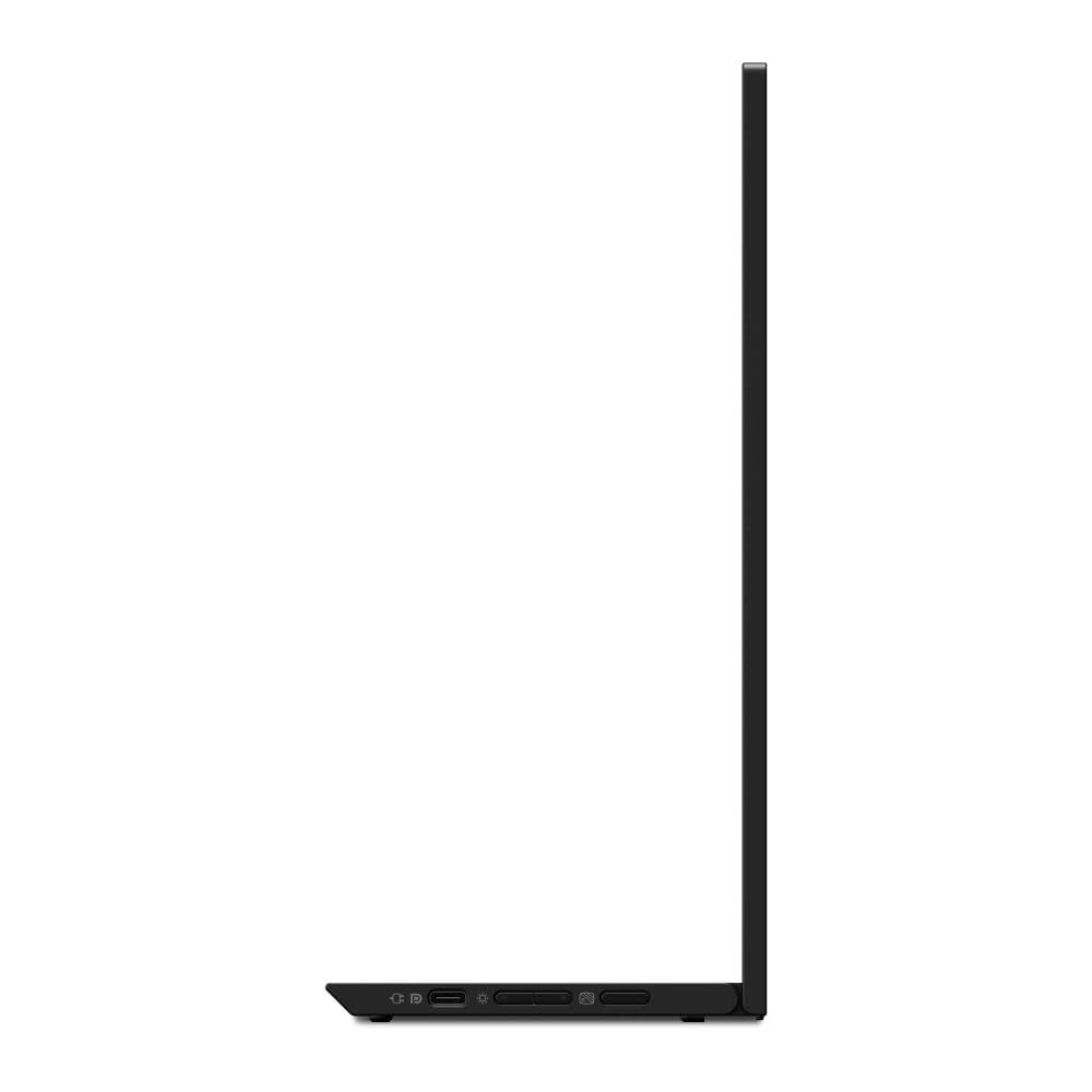 Lenovo ThinkVision M15 full HD screen supports crisp media and work tasks.
