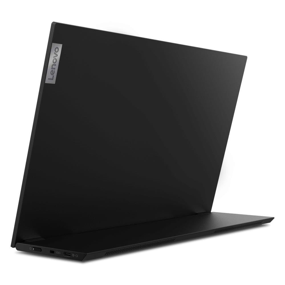 Lenovo ThinkVision M15 ultra-thin profile enables effortless on-site demos.