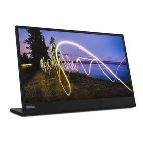 Lenovo ThinkVision M15 VESA mount compatibility enables flexible setups.