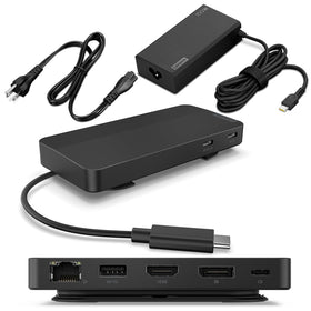 Lenovo USB-C dual display travel dock with 4K outputs for productive work