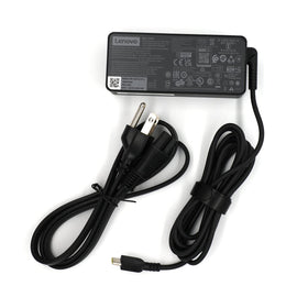 Lenovo USB-C port close-up highlights fast charging for supported laptops.