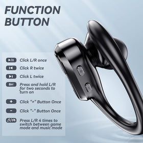 Lenovo XT80 button control lets you adjust volume and playback easily.