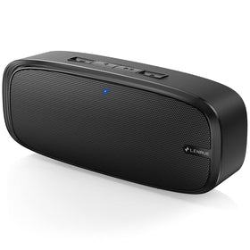 LENRUE Bluetooth Speaker front view showcasing compact, powerful sound