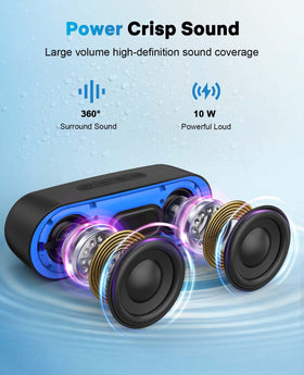 LENRUE speaker closeup of driver grille for clearer audio detail