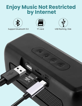 LENRUE paired with smartphone demonstrating stable Bluetooth streaming
