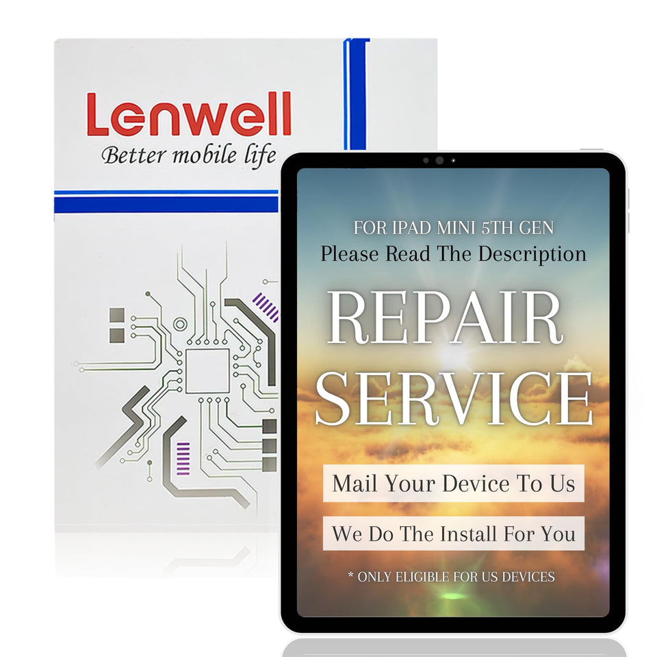 Lenwell iPad Mini 5 OEM pull screen for authentic touch and precise display.