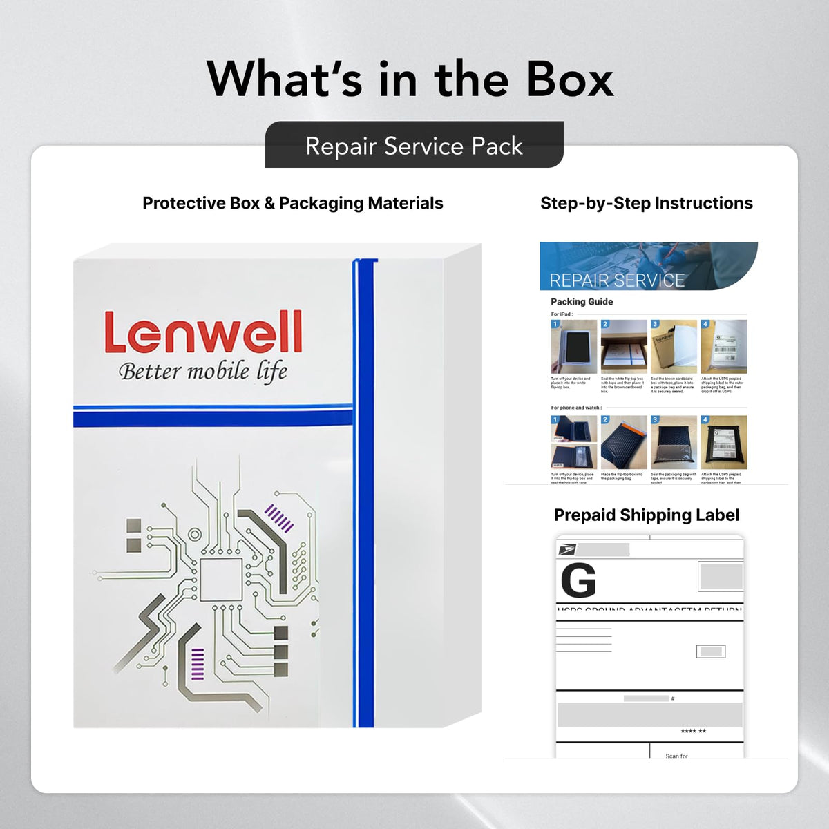 Lenwell tracking updates keep you informed during shipment.