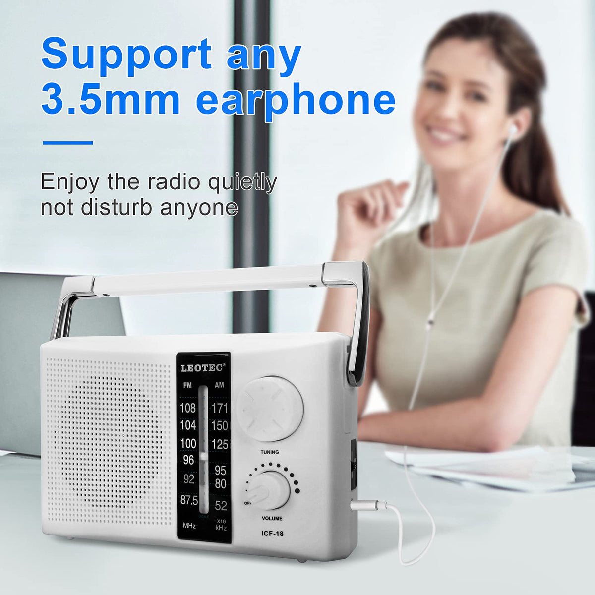 LEOTEC external speaker for fuller sound