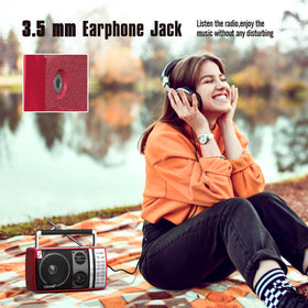 LEOTEC wall or battery power options ensure listening anywhere