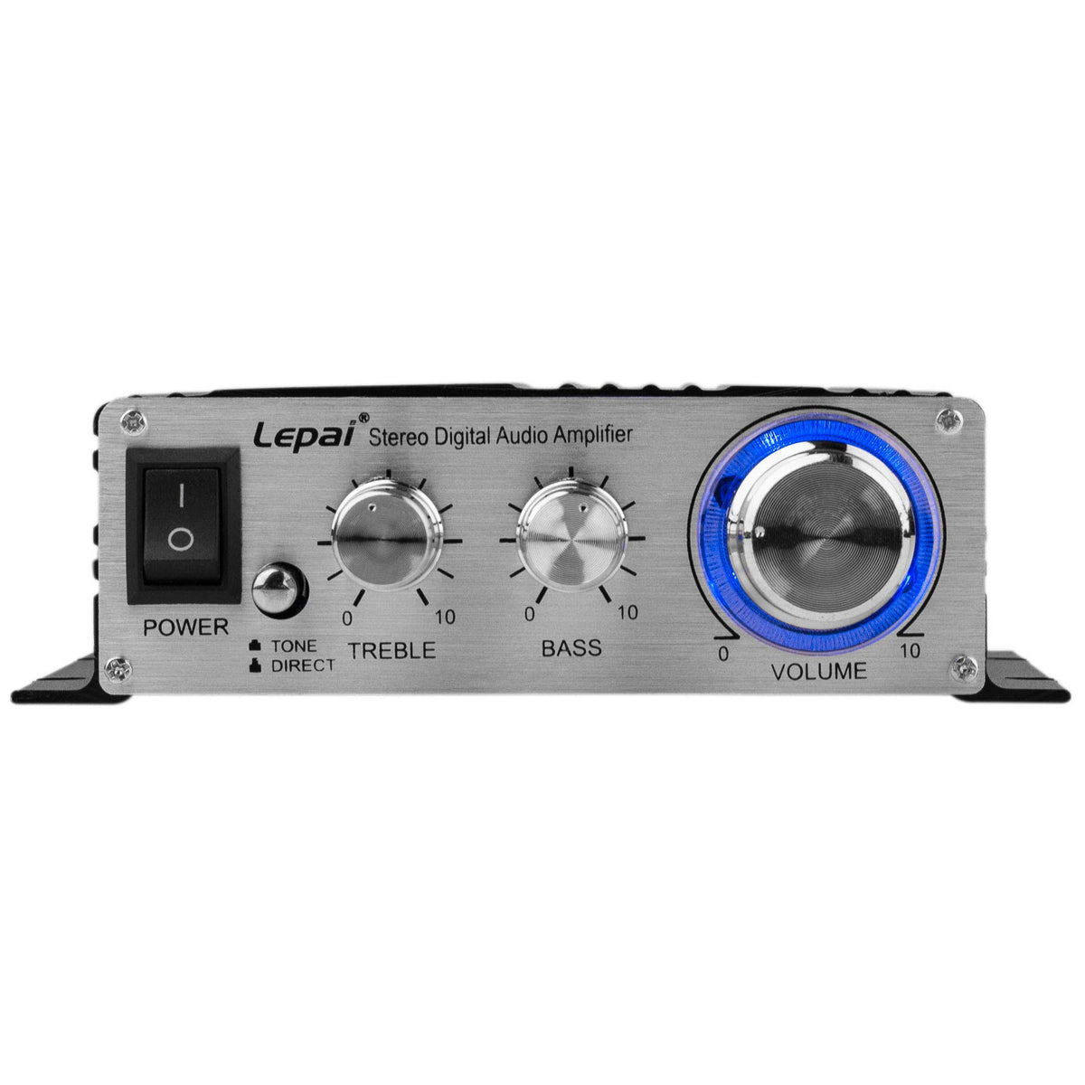 Lepai LP-2020TI rear panel connections with multiple input options