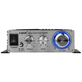 Lepai LP-2020TI rear panel connections with multiple input options