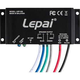 Close-up of Lepai LWP-250 mounting flanges showing installation hardware