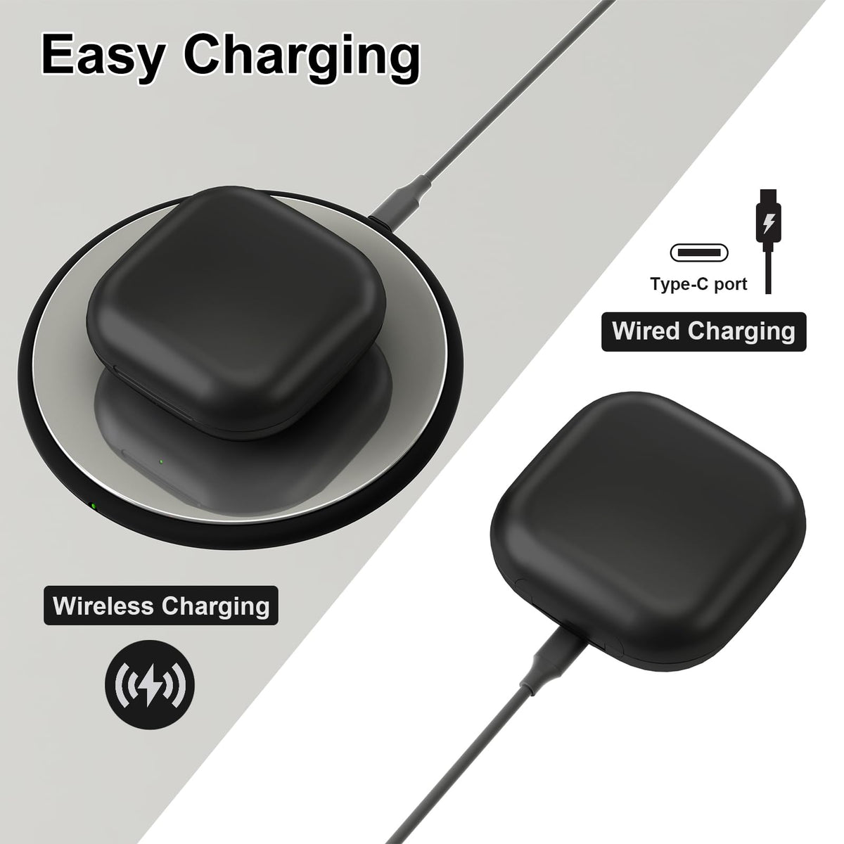 leQuiven Beats Fit Pro charging case in compact design ideal for pocket or bag carry