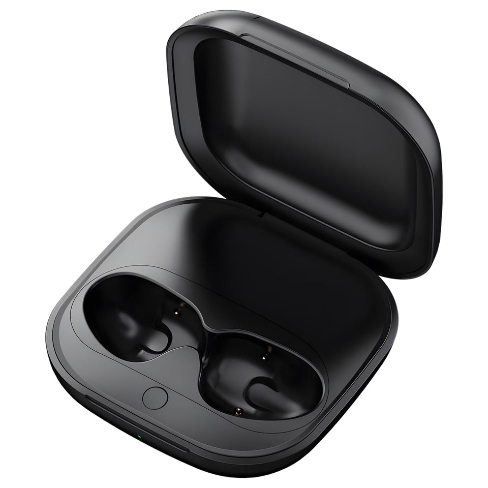 leQuiven Beats Fit Pro wireless charging case front view shows compact, portable design aiding daily charging
