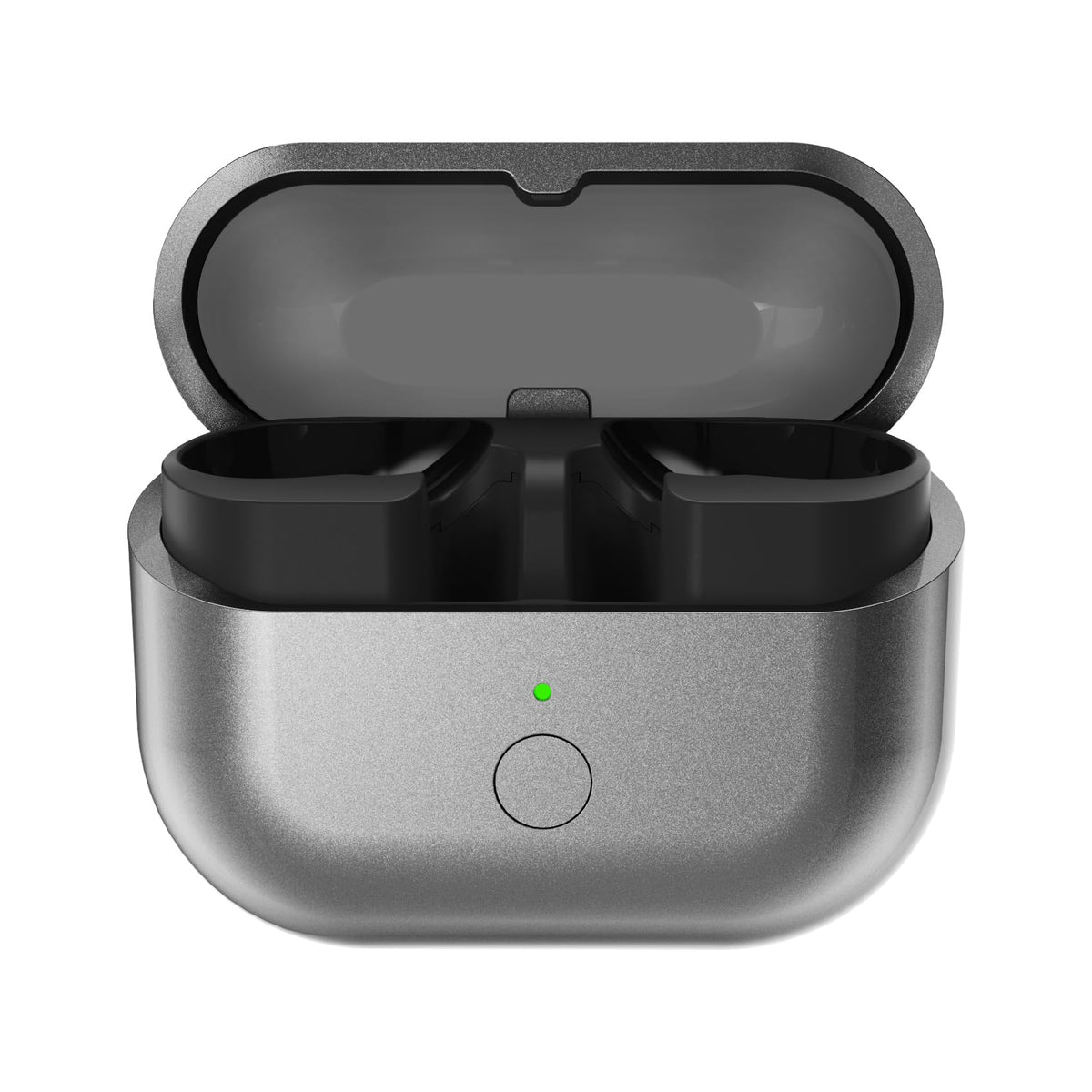 LeQuiven Buds 3 Pro wireless charging case front view for on-the-go power.