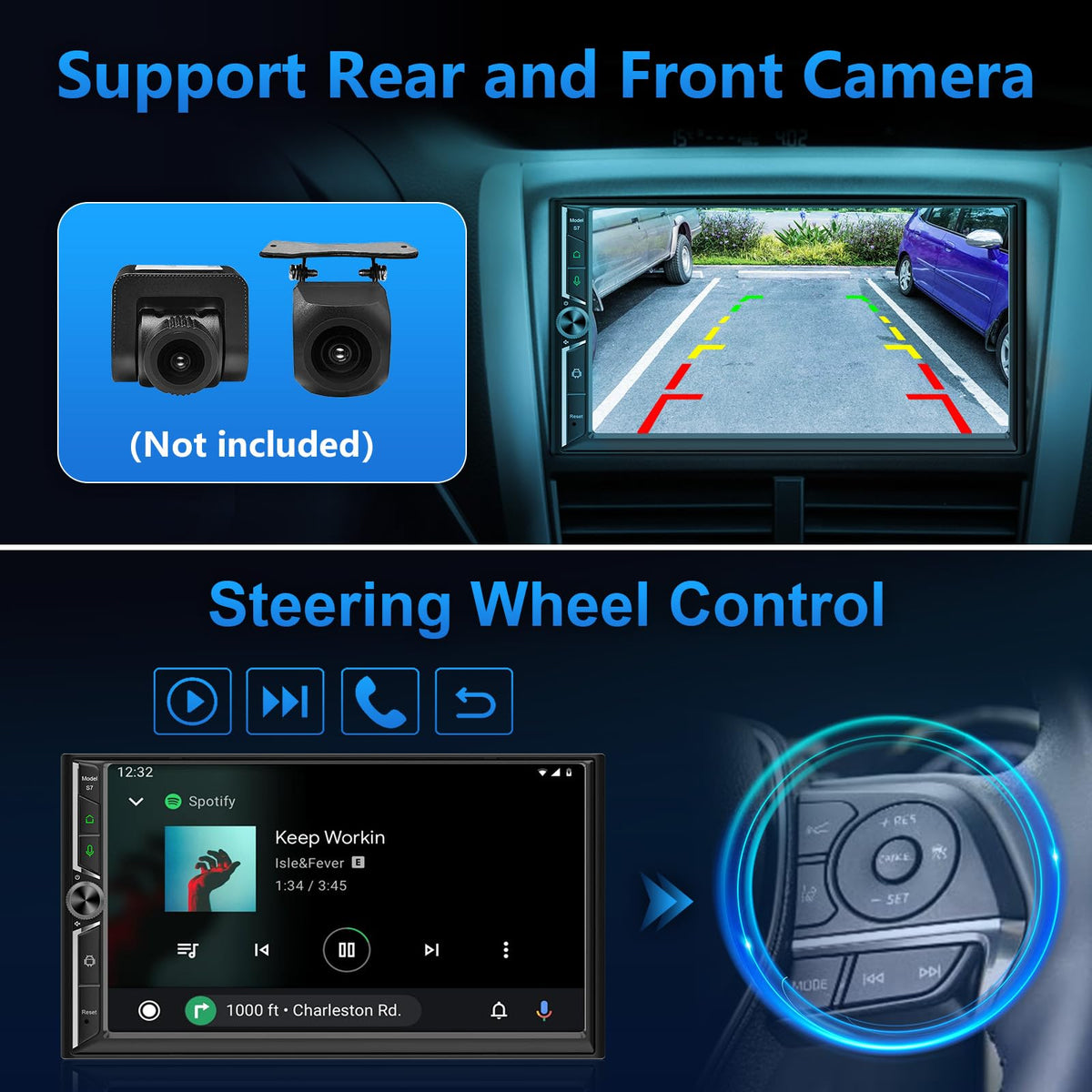 LEROAADZ built-in WiFi and Bluetooth connectivity for fast pairing and streaming