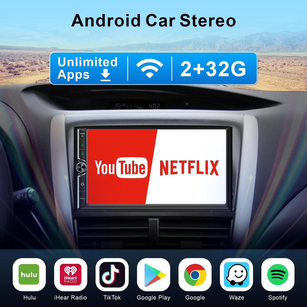 LEROAADZ wireless CarPlay and Android Auto activation for hands-free navigation
