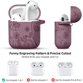 Lerobo AirPods Case Precise Fit for AirPods 1st and 2nd gen charging case
